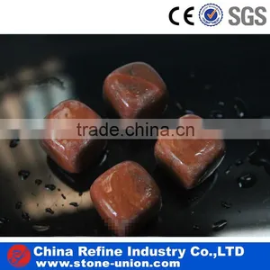 Brown Cube Granite Stone thumbnail-1