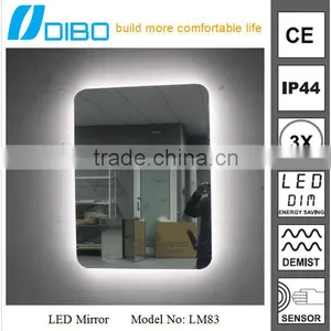Any Shape 4mm Thickness Wall Mounted LED Bathroom Mirror thumbnail-1