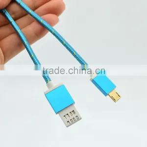 Nylon Braided Usb Cable Fabric for Travel Charger Usb thumbnail-3