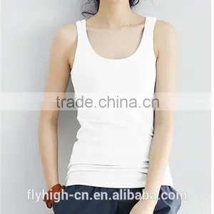 Cotton Material Embroidered Logo Promotion Tank Top thumbnail-2