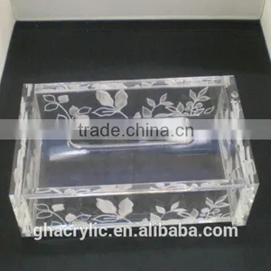 GH-RZ571 Acrylic Color Tissue Box Gold Cover Plexiglass Tissue Holder for Sale ,customized Acrylic Tissue Box Cover thumbnail-5