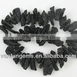 Natural Loose Gemstone Nugget Tekite Nugget Beads for Jewelry and Decoration thumbnail-6
