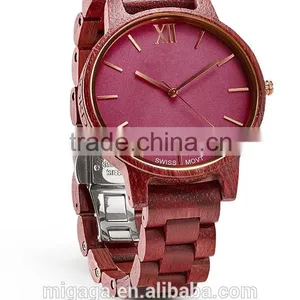 2016 Hot Sale Wood Watches Custom Logo Bamboo Watch Wood Watch thumbnail-3