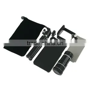 Detachable 8X Optical Zoom Lens+Stand Tripod For IPhone 4 Mobile Phone thumbnail-1