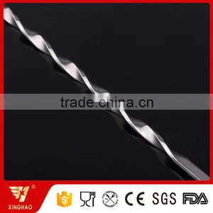 Two Head Stainless Steel Bar Spoon With Long Twist Handle thumbnail-6