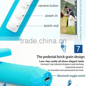 Bluetooth Wireless Selfie Stick Zoom Multifunction Mini 3 Foldable Extendable Monopod Tripod thumbnail-4