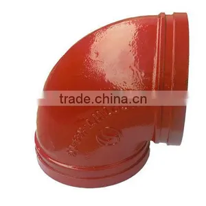 Ductile Iron Grooved Pipe Fitting 90 Degree Elbow thumbnail-1