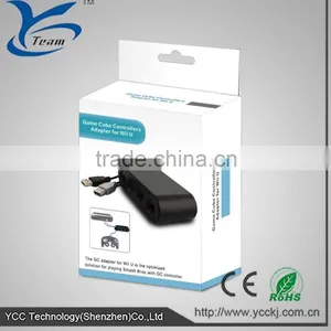 For PC and WIIU Game Cube Controller Adapter PC Controller Adapter for WIIU Super Smash Bros thumbnail-1
