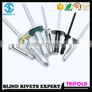 HIGH QUALITY FACTORY ALUMINUM TRIBULB RIVETS FOR GLASS CURTAIN WALL thumbnail-1