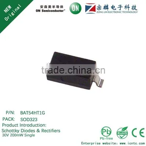 Genuine Original BAT54HT1G SOD323 Schottky Diodes & Rectifiers 30V 200mW thumbnail-1