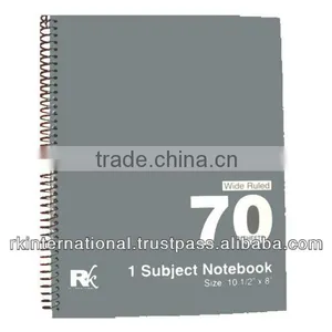 70 Sheets Subject Spiral Notebook thumbnail-1