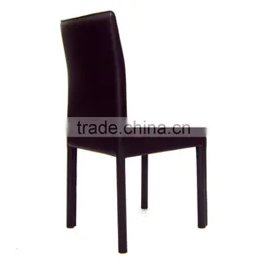 Modern Appearance Metal Style Leather Upholstery Dining Chair thumbnail-3