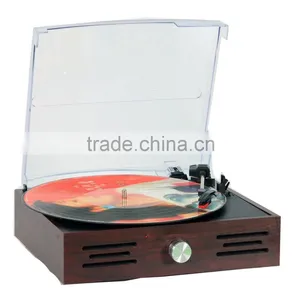 Simple Basic USB to PC Vinyl Turntable Player With 3.5mm Headphone,aux-in thumbnail-1