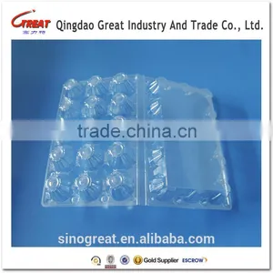 Transparent Pet Egg Tray 10 Eggs Tray thumbnail-4