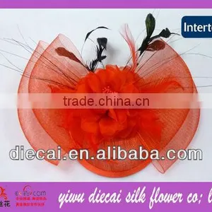 Factory Supply Hot Sale Fascinators/sinamay/raffia Har/hair Accessory Decorated With Feather&flower thumbnail-1