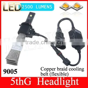 5000LM no Fan H1 H3 880 881 9005 9006 5th Generation G5 LED Headlight Led Lighting Bulb thumbnail-1