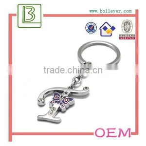 Letter Number Metal Keychain thumbnail-6