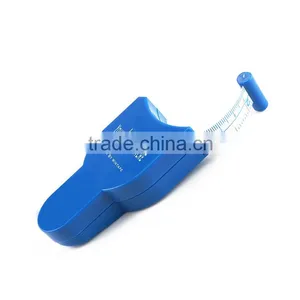 Blue Plastic Retractable Auto Logo Printed Waist Cicumference Glass Fiber Tape Body Measure Fitness thumbnail-4