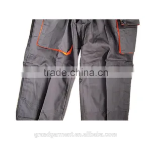 Personalized Multi Pocket Grey Work Pants thumbnail-5