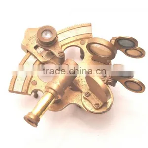 Brass Antique Nautical Vintage Sextant - Promotional Gift Sextant-handmade Sextant With Wooden Box 1031 thumbnail-3
