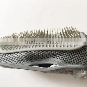 Shiny Coats Cat Brush A Pet Grooming Mitt to Defur Hair and Massage Your Cat and Dog Wet/Dry Glove thumbnail-2