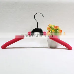 Antiskid Sponge Covered Metal Electroplating Clothes Hanger,boys/girls/kids/children/adult thumbnail-3