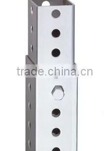 Rail Steel Galvanized Square Fence Post thumbnail-1