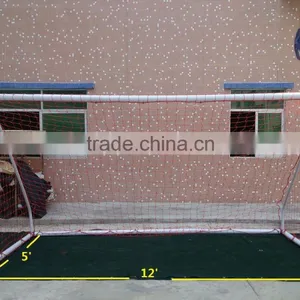 12ft High Quality PVC Soccer Goal thumbnail-1