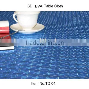 3D EVA Transparent -soft and Waterproof Tablecloth thumbnail-1