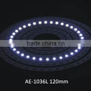 Hot Selling 120mm 36SMD 3528 Color Changing Angel Eyes LED Headlights for Auto Lighting System thumbnail-1