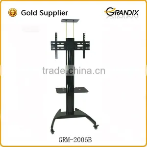 LCD Plasma tv Stand Modern With Wheels thumbnail-1