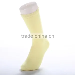 Yellow Color Round Socks Long Size Socks Women Cotton Socks thumbnail-1