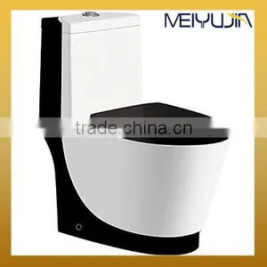 Foshan Smooth Surface Modern Sanitary Ware New Style One Piece Ceramic Toilet thumbnail-1