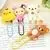Colorful Funny Soft Pvc Clear Plastic Paper Hanging Paper Clip thumbnail-5