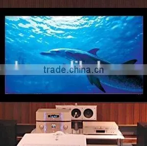3D Silver Fixed Frame Screen, 3D Silver Screen 133" 16:9 thumbnail-1