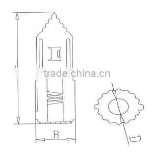Wall Anchor for Plasterboard With Yellow Zinc Plated thumbnail-2