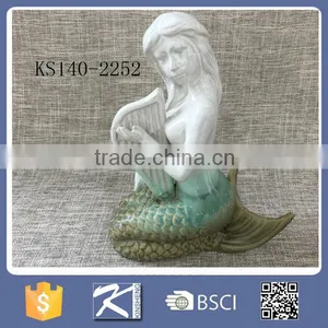 Creative Design Gradient Color Porcelain Home Decorative Mermaids thumbnail-1