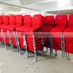Church Used Metal Armless Chair JC-E78 thumbnail-3