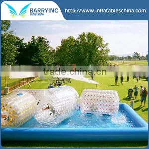 Customized 0.9mm PVC Inflatable Kids Swimming Pool With Pool Inflatable Toys thumbnail-1