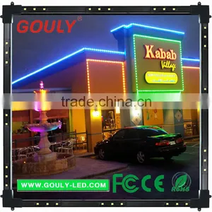 Shenzhen Factory 5050rgb Led Glass Window Light,led Light Frame for Store Front GLMD108L-UV thumbnail-2