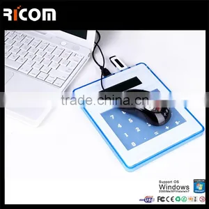 Multifunction 3 Port Usb Hub Calculator Mouse Pad--MP217 thumbnail-4