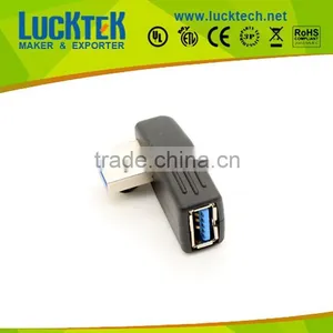 USB 3.0 Left Vertical Angled Adapter M/F thumbnail-1