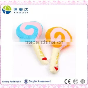 Funny Sweet Lollipop Shape Soft Plush Pet Toy thumbnail-1