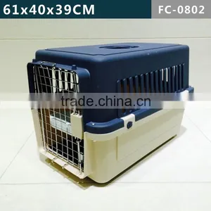 PP Material & Stainless Plastic Dogs Transport House Products/ Cage/ Carrier: Durable & Soft thumbnail-1