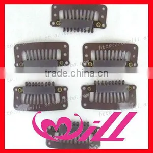 9 Teeth Metal Hair Clips Hair Extension Snap Clips for Hair Extension thumbnail-1