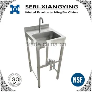 NSF Approval Stainless Steel Knee Pedal Hand Wash Sink thumbnail-1