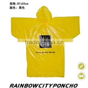 Emergency Rain Coat With Logo Print on it Promotional One Time Raincoat thumbnail-1