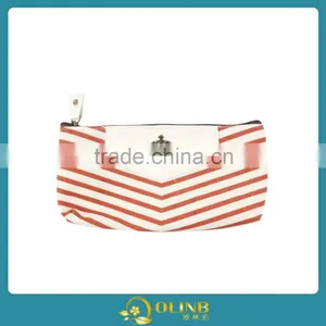 Navy Style Canvas Pencil Case Cosmetic Bag thumbnail-2