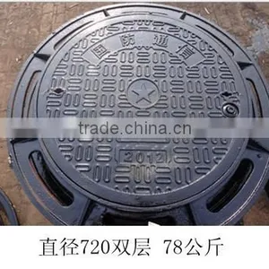 Nodular Cast Iron Manhole Covers Well Circle thumbnail-3