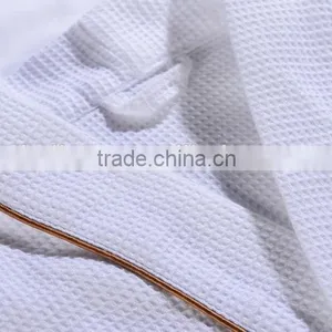 Hotel Bathrobe Kimono Robe White Waffle Bathrobe thumbnail-2